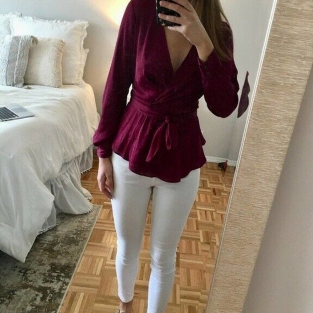 Anthropologie Moulinette Soeurs Wrap Top